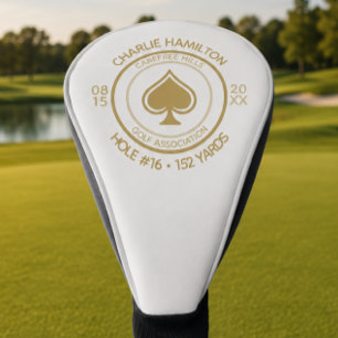 Couvre-club De Golf Trophée de Trous en Un Cadeau