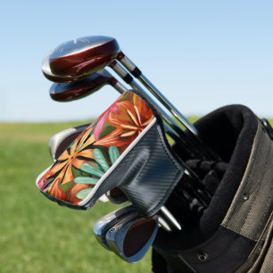 Couvre-club De Golf tropical/hawaïen/floral/fleur