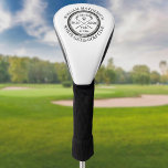 Couvre-club De Golf Trou personnalisé en une seule classe<br><div class="desc">Personalize the name,  location hole number and date to create a great keepsake to celebrate that fantastique c hole in one. Designed by Thisisnotme</div>