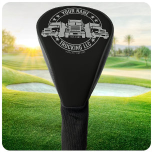 Couvre-club De Golf Trucker personnalisé Big Rig Semi Camion Camion