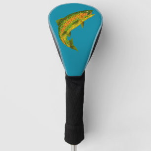Couvre-club De Golf Truite arc-en-ciel de feuilles d'Aspen 4