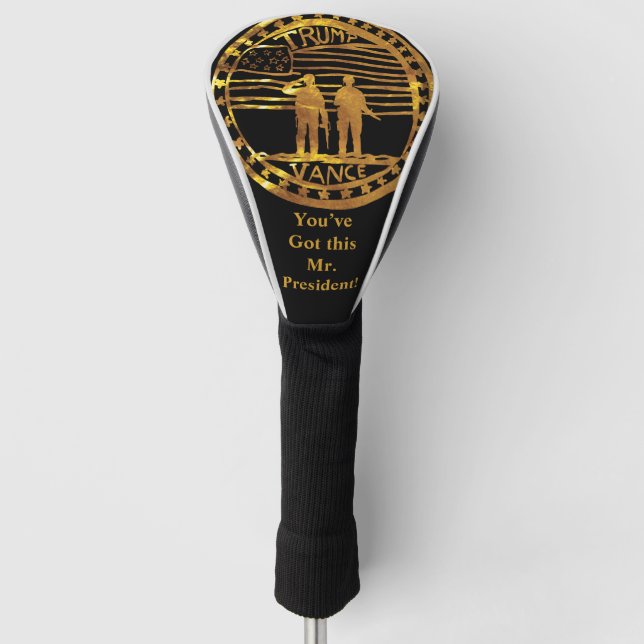 COUVRE-CLUB DE GOLF TRUMP 2024 (Devant)