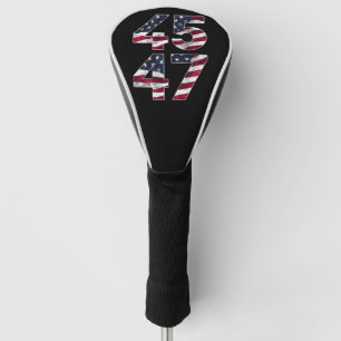 Couvre-club De Golf Trump 2024 45 47 Vintage États-Unis
