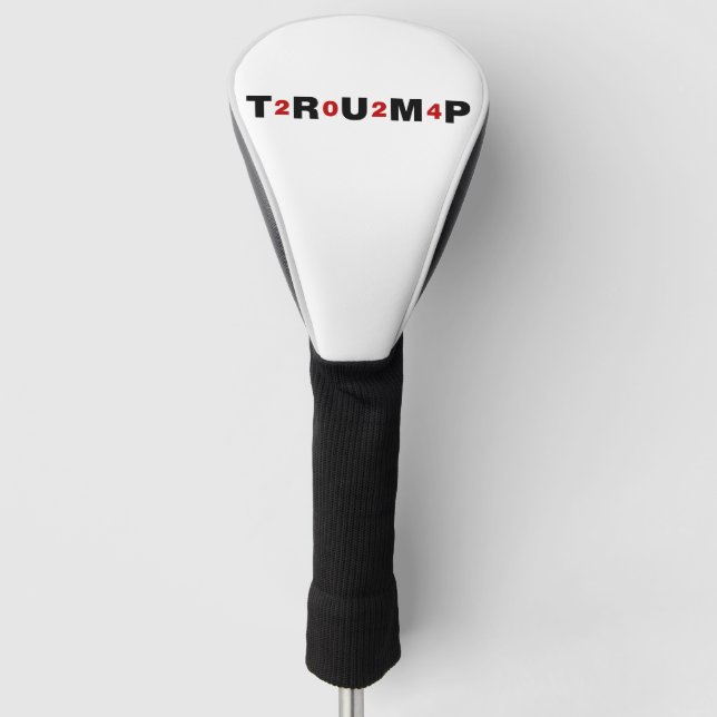 Couvre-club De Golf Trump 2024 Red Golf Head Cover (Devant)