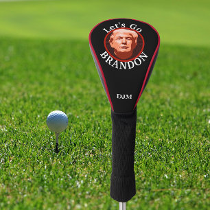 Couvre-club De Golf Trump Allons voir Brandon Monogram Black