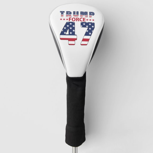 Couvre-club De Golf Trump Force 47 (Devant)