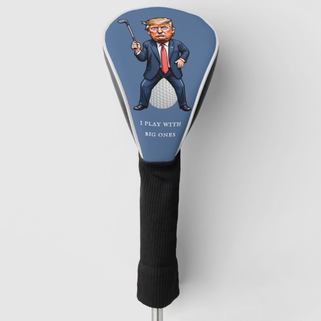 Couvre-club De Golf Trump Golf Ball Head Couverture (Devant)