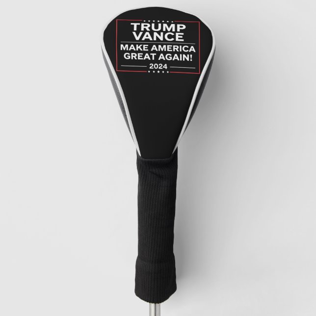 Couvre-club De Golf Trump Vance 2024 Président JD Vance Vice MAGA (Devant)