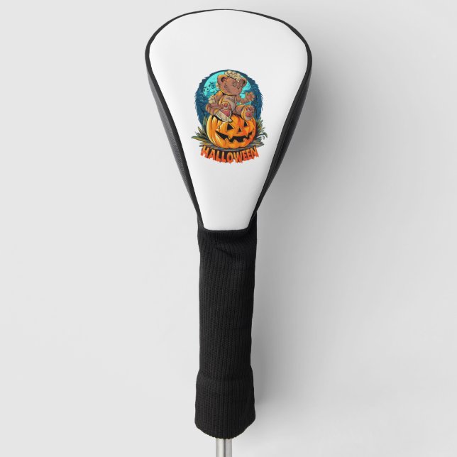 Couvre-club De Golf Tueur d'ours d'Halloween (Devant)