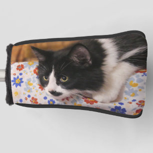 Couvre-club De Golf Tuxedo Cat Golf Head Cover