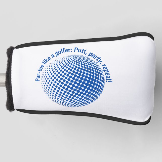 Couvre-club De Golf Un demi-tee comme un golfeur (Devant)