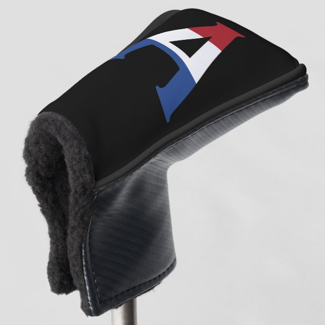 Couvre-club De Golf Un monogramme superposé sur le drapeau NLD sur le  (Devant 3/4)