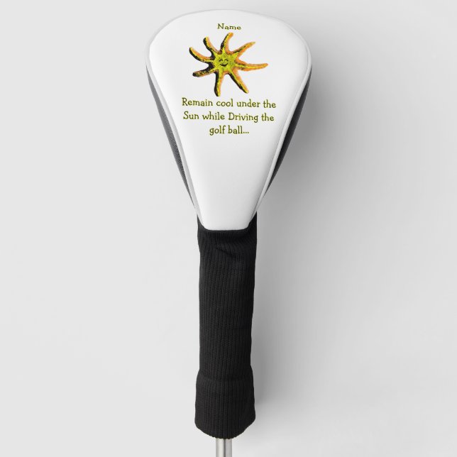 Couvre-club De Golf Un rayon de bonheur (Devant)