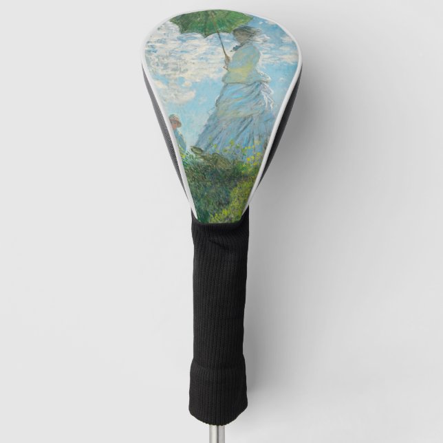 Couvre-club De Golf Une femme avec un parasol Claude Monet (Devant)