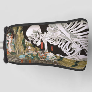 Couvre-club De Golf Utagawa Kuniyoshi Warrior vs Ghost, Art Japonais