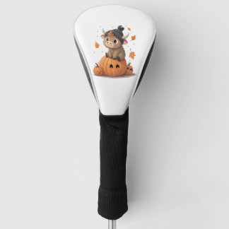 Couvre-club De Golf Vache Highland Retro Halloween 2