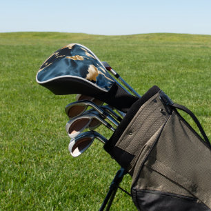 Couvre-club De Golf Vachette dorée Brown de l'Ouest
