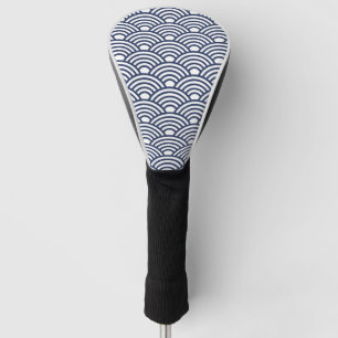 Couvre-club De Golf Vagues antiques japonaises Seigaiha