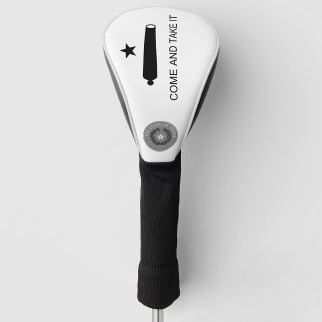 Couvre-club De Golf Venez et prenez-le drapeau (TX) (Devant)