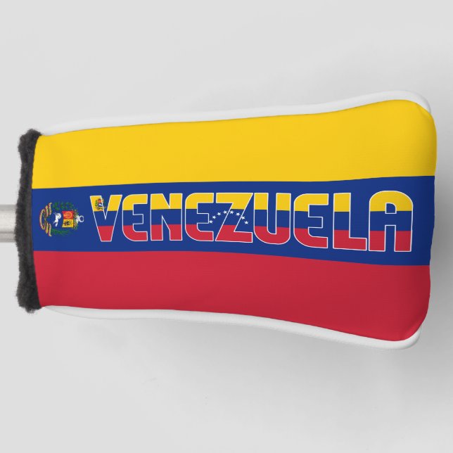 Couvre-club De Golf Venezuela Drapeau Gorgetic Patriotic Golf Head Cou (Devant)