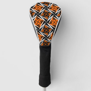Couvre-club De Golf Vents sacrés en Orange Golf Head Cover