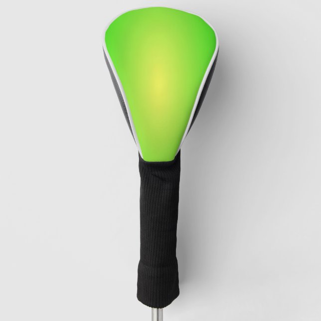 Couvre-club De Golf Vert Citron (Devant)