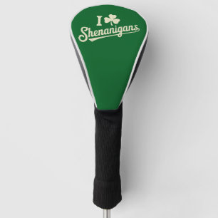 Couvre-club De Golf Vert Drôle Irlandais Patty's Trèfle Saint Patrick 