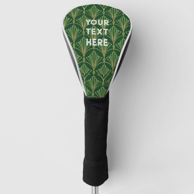 Couvre-club De Golf Vert Rétro (Devant)
