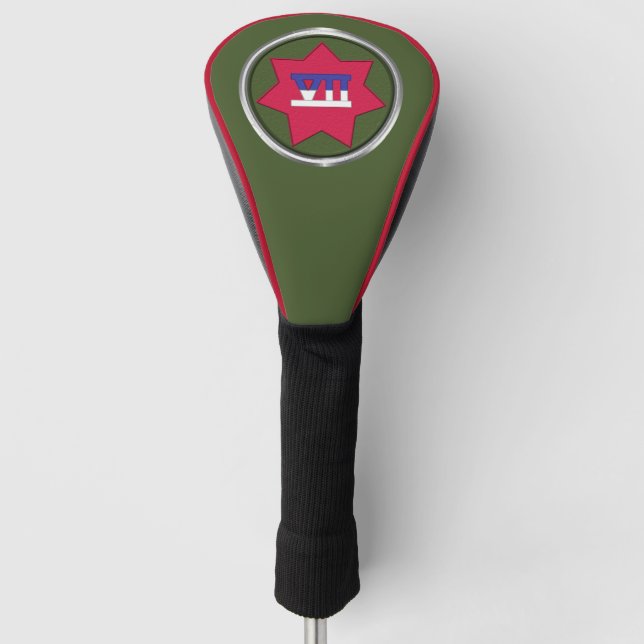 Couvre-club De Golf Vétéran du 7e corps  (Devant)