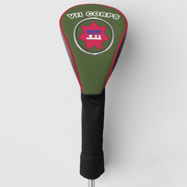 Couvre-club De Golf Vétéran du 7e corps  (Devant)