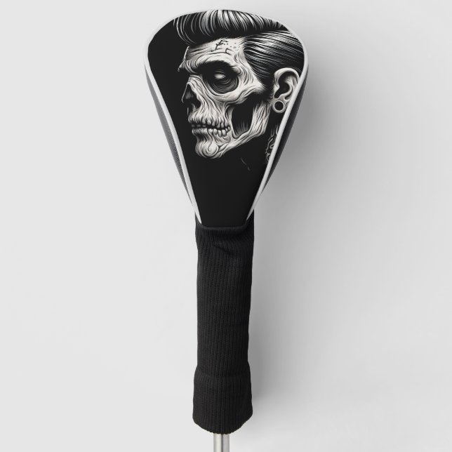 Couvre-club De Golf Vibes Rockabilly Zombie (Devant)