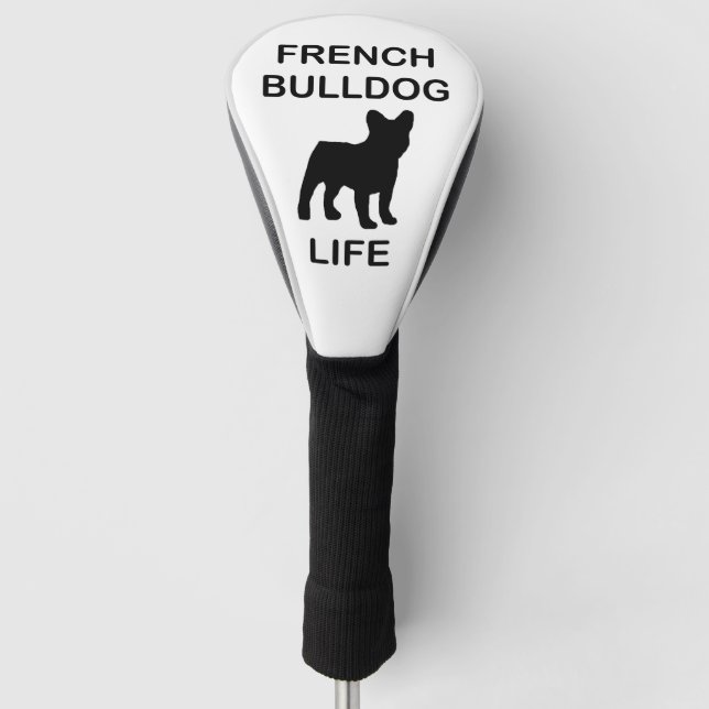 Couvre-club De Golf vie de bulldog français (Devant)