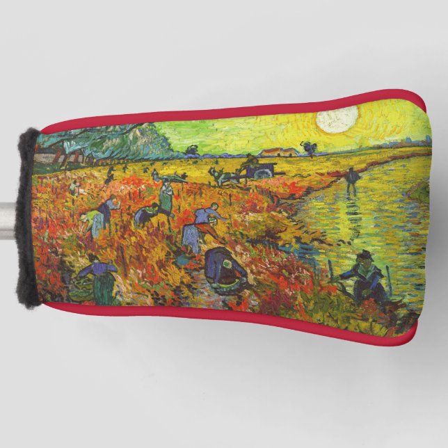 Couvre-club De Golf Vincent van Gogh - Le vignoble rouge (Devant)