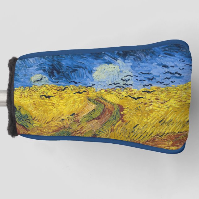 Couvre-club De Golf Vincent van Gogh - Wheatfield with Crows (Devant)