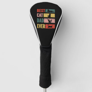 Couvre-club De Golf Vintage Best Cat Papa Ever Cat Cat Daddy Poison