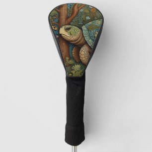 Couvre-club De Golf Vintage tortue bohème bohème bois personnalisation