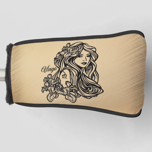 Couvre-club De Golf Virgo Zodiac - Antique Look (Devant)