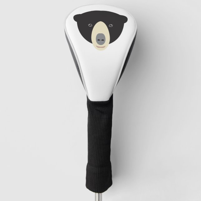 Couvre-club De Golf Visage de l'ourson (Devant)