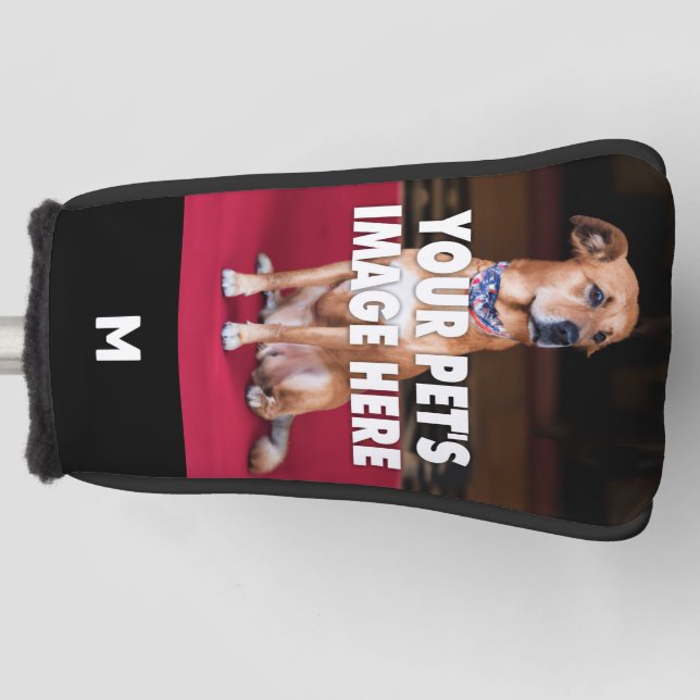 Couvre-club De Golf Votre couverture de tête de golf photo de chien (Devant)