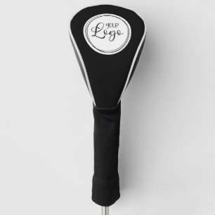 Couvre-club De Golf Votre logo d'entreprise sur le cercle blanc