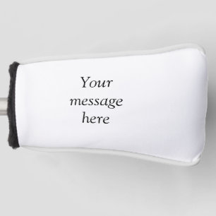 Couvre-club De Golf Votre message ici ajoutez le nom du texte image ci