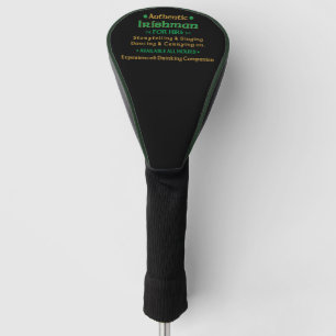 Couvre-club De Golf Vrai Irlandais à Louer Drôle