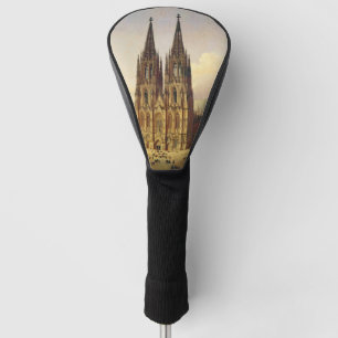 Couvre-club De Golf Vue de la cathédrale de Cologne majesté gothique