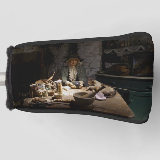 Couvre-club De Golf White Witch's Kitchen Museum, Witchcraft & MAGICK (Devant)