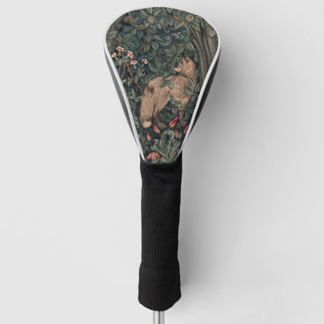 Couvre-club De Golf William Morris Faune sauvage Fox (Devant)