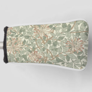 Couvre-club De Golf William Morris Honeysuckle Vert Floral