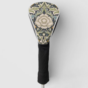 Couvre-club De Golf William Morris Severn Bleu de Nuit Floral Art
