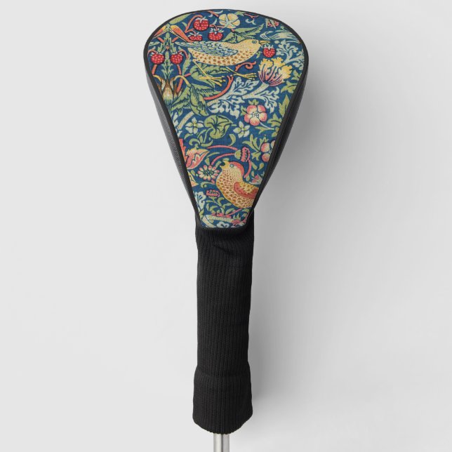 Couvre-club De Golf William Morris - Thief aux fraises (Devant)