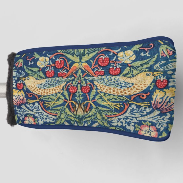 Couvre-club De Golf William Morris - Thief aux fraises (Devant)
