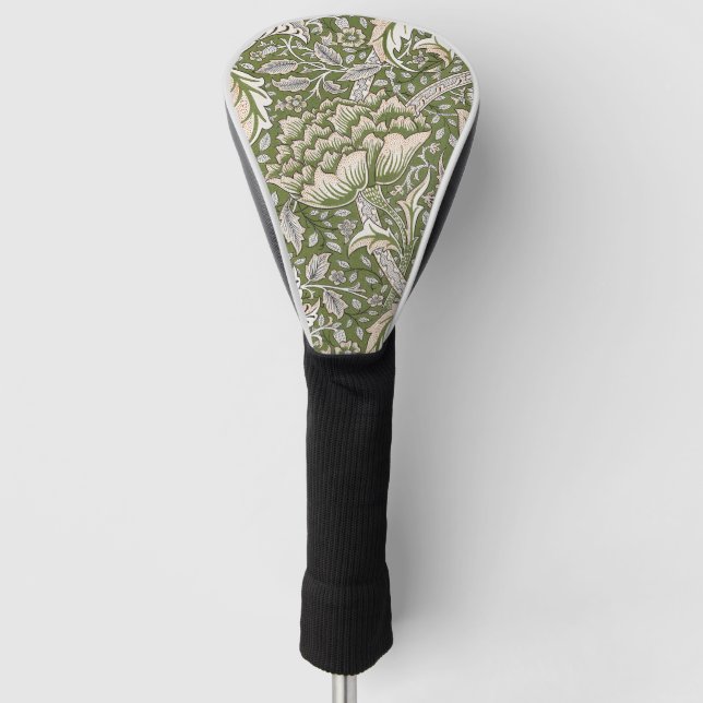 Couvre-club De Golf William Morris Windrush fleurs florales classique (Devant)